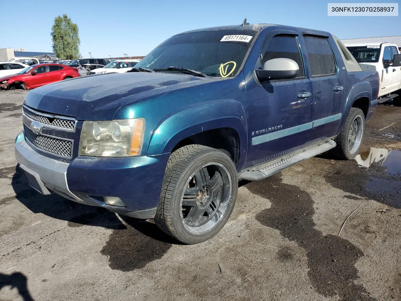 2007 Chevrolet Avalanche K1500 VIN: 3GNFK12307G258937 Lot: 69171164