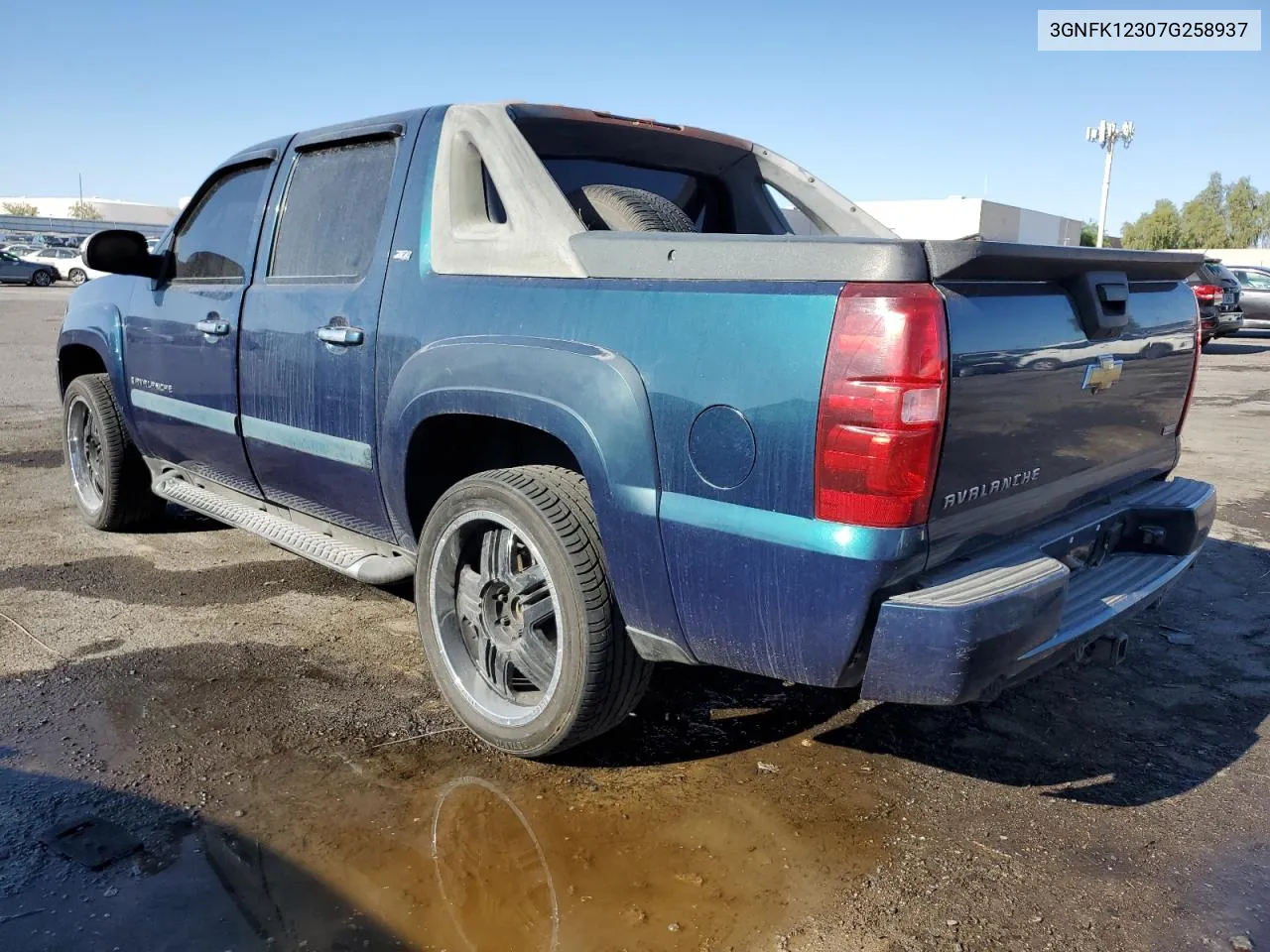 2007 Chevrolet Avalanche K1500 VIN: 3GNFK12307G258937 Lot: 69171164