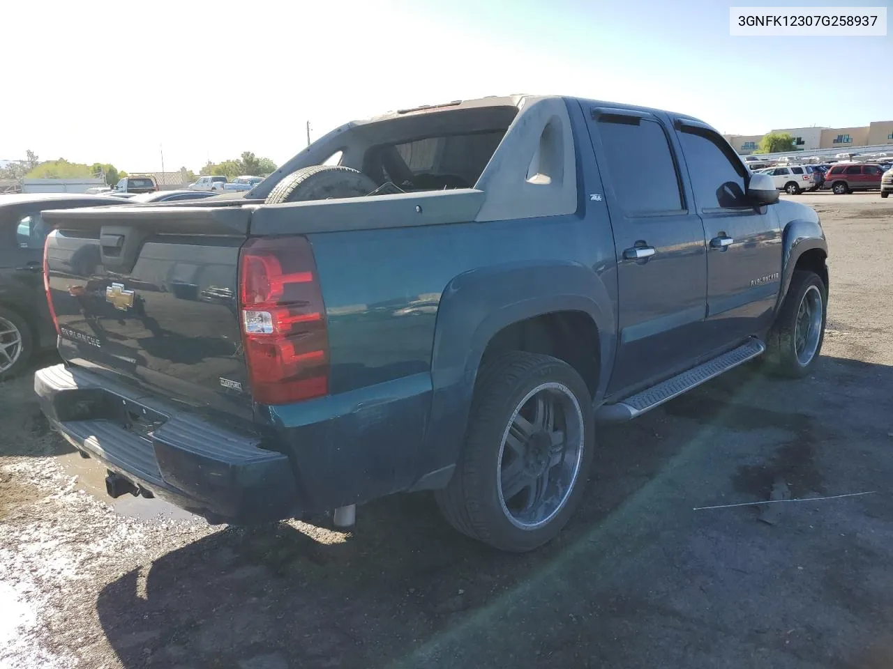 2007 Chevrolet Avalanche K1500 VIN: 3GNFK12307G258937 Lot: 69171164