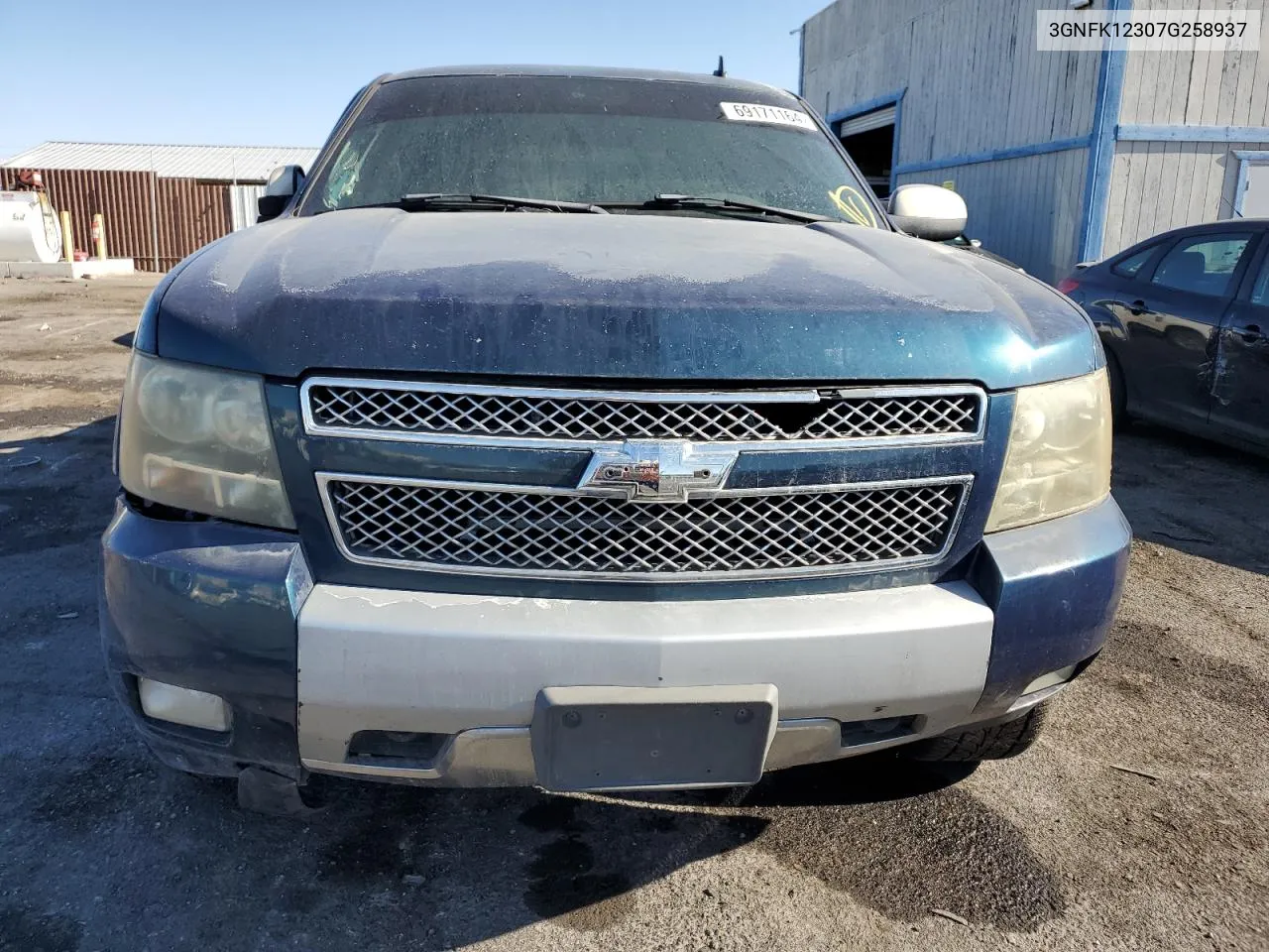 2007 Chevrolet Avalanche K1500 VIN: 3GNFK12307G258937 Lot: 69171164