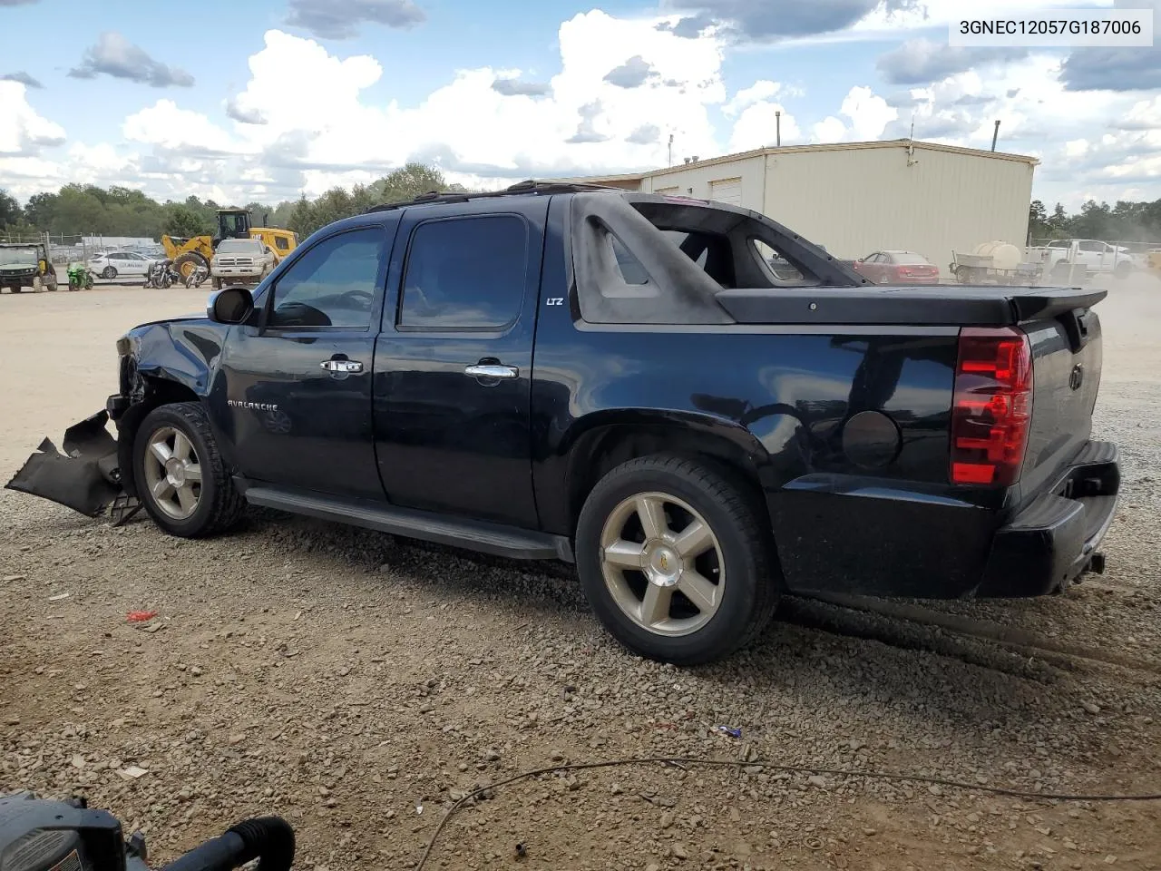 2007 Chevrolet Avalanche C1500 VIN: 3GNEC12057G187006 Lot: 69857234