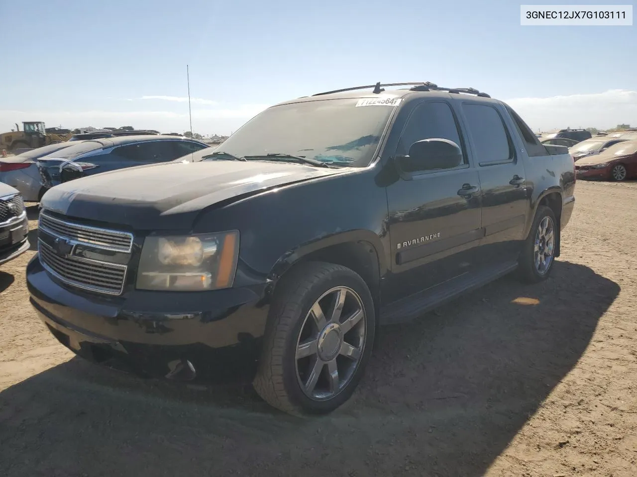 2007 Chevrolet Avalanche C1500 VIN: 3GNEC12JX7G103111 Lot: 71224564