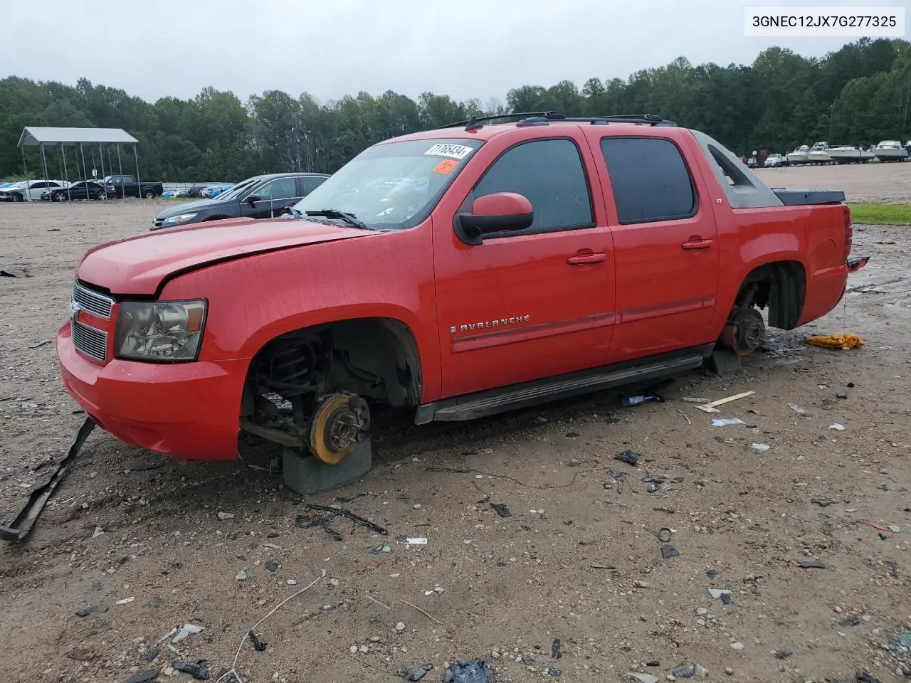 2007 Chevrolet Avalanche C1500 VIN: 3GNEC12JX7G277325 Lot: 71765434