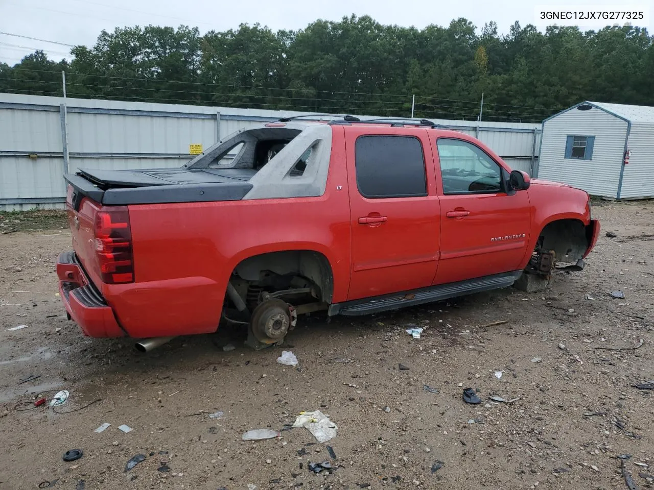 2007 Chevrolet Avalanche C1500 VIN: 3GNEC12JX7G277325 Lot: 71765434