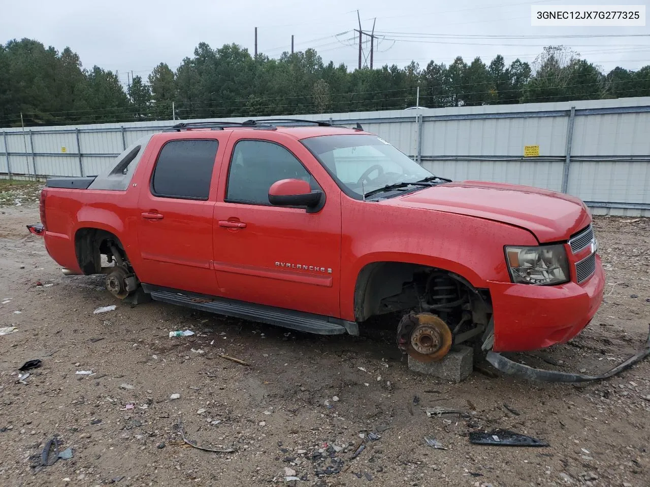 2007 Chevrolet Avalanche C1500 VIN: 3GNEC12JX7G277325 Lot: 71765434