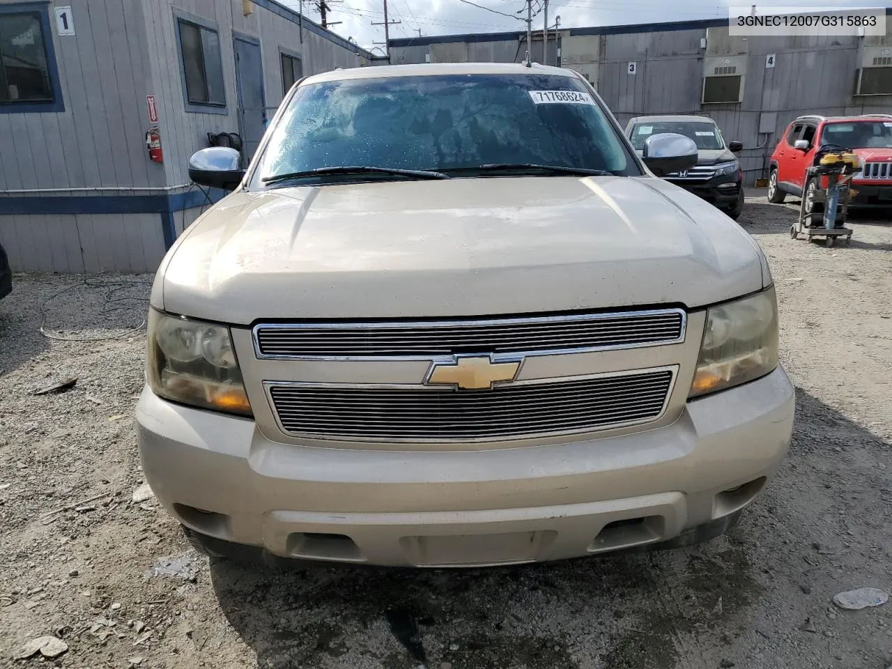 2007 Chevrolet Avalanche C1500 VIN: 3GNEC12007G315863 Lot: 71768624