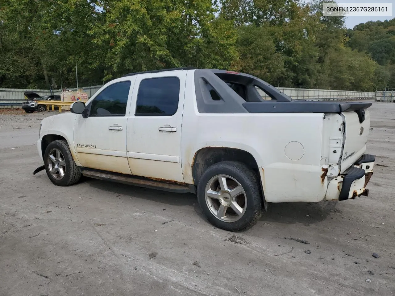 2007 Chevrolet Avalanche K1500 VIN: 3GNFK12367G286161 Lot: 71869154