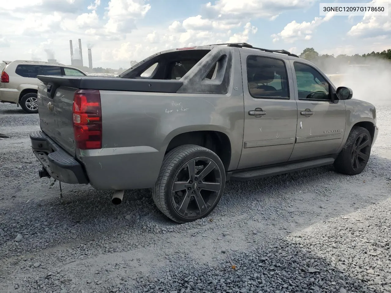 2007 Chevrolet Avalanche C1500 VIN: 3GNEC12097G178650 Lot: 72078054