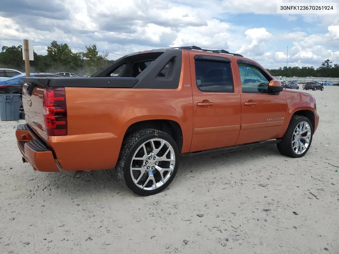 2007 Chevrolet Avalanche K1500 VIN: 3GNFK12367G261924 Lot: 72162084