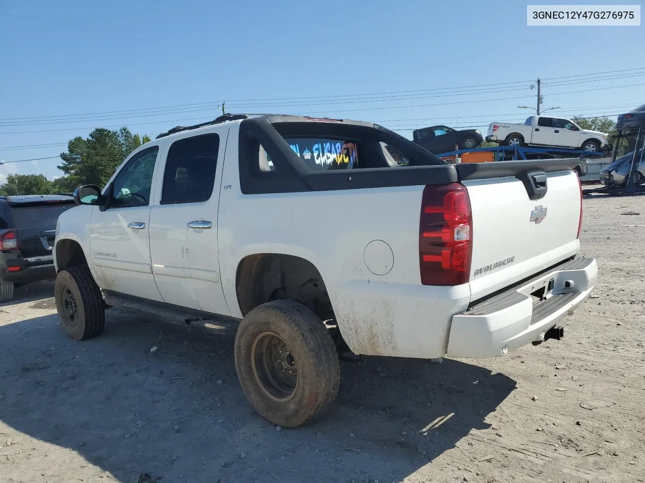 2007 Chevrolet Avalanche C1500 VIN: 3GNEC12Y47G276975 Lot: 72316894