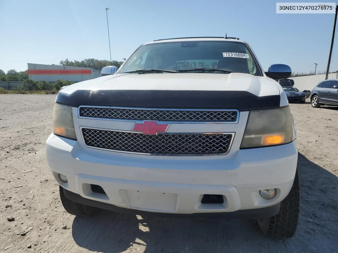 2007 Chevrolet Avalanche C1500 VIN: 3GNEC12Y47G276975 Lot: 72316894