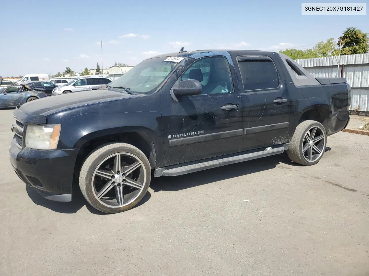 2007 Chevrolet Avalanche C1500 VIN: 3GNEC120X7G181427 Lot: 72356604