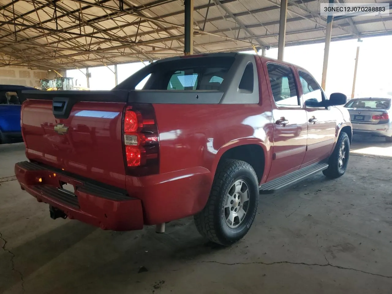 2007 Chevrolet Avalanche C1500 VIN: 3GNEC12J07G288883 Lot: 72652894