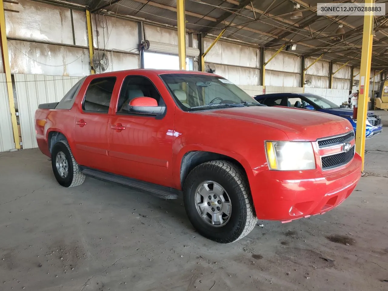 2007 Chevrolet Avalanche C1500 VIN: 3GNEC12J07G288883 Lot: 72652894