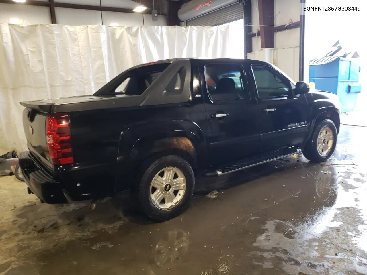 2007 Chevrolet Avalanche K1500 VIN: 3GNFK12357G303449 Lot: 72797294