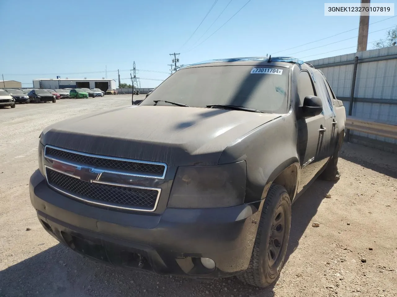 2007 Chevrolet Avalanche K1500 VIN: 3GNEK12327G107819 Lot: 73011704