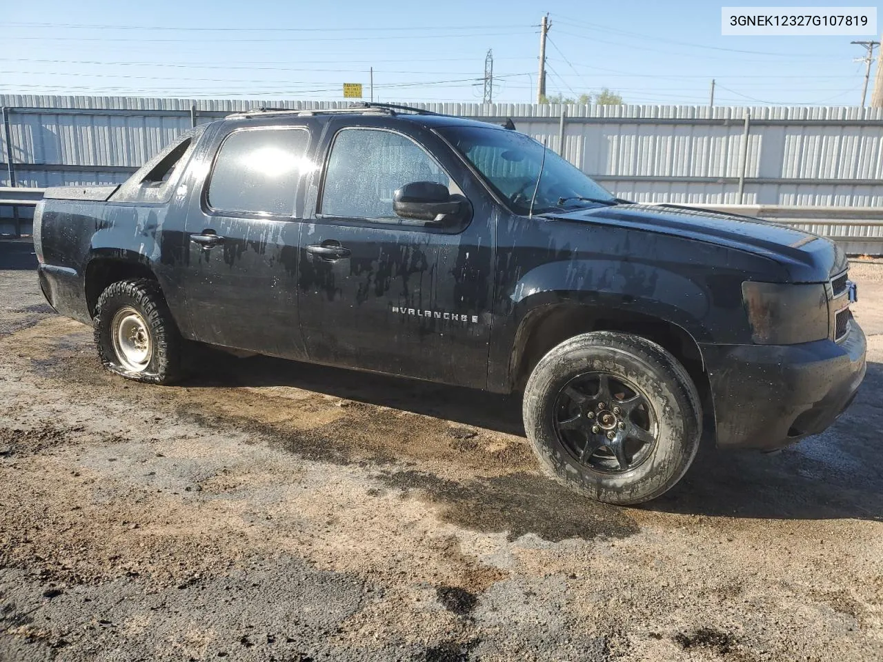 2007 Chevrolet Avalanche K1500 VIN: 3GNEK12327G107819 Lot: 73011704