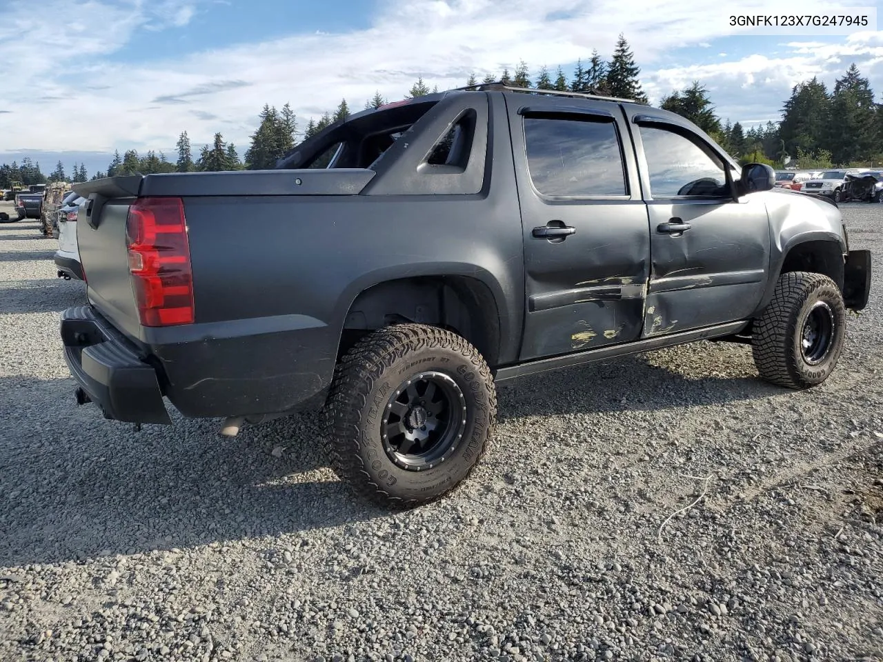 2007 Chevrolet Avalanche K1500 VIN: 3GNFK123X7G247945 Lot: 73046664