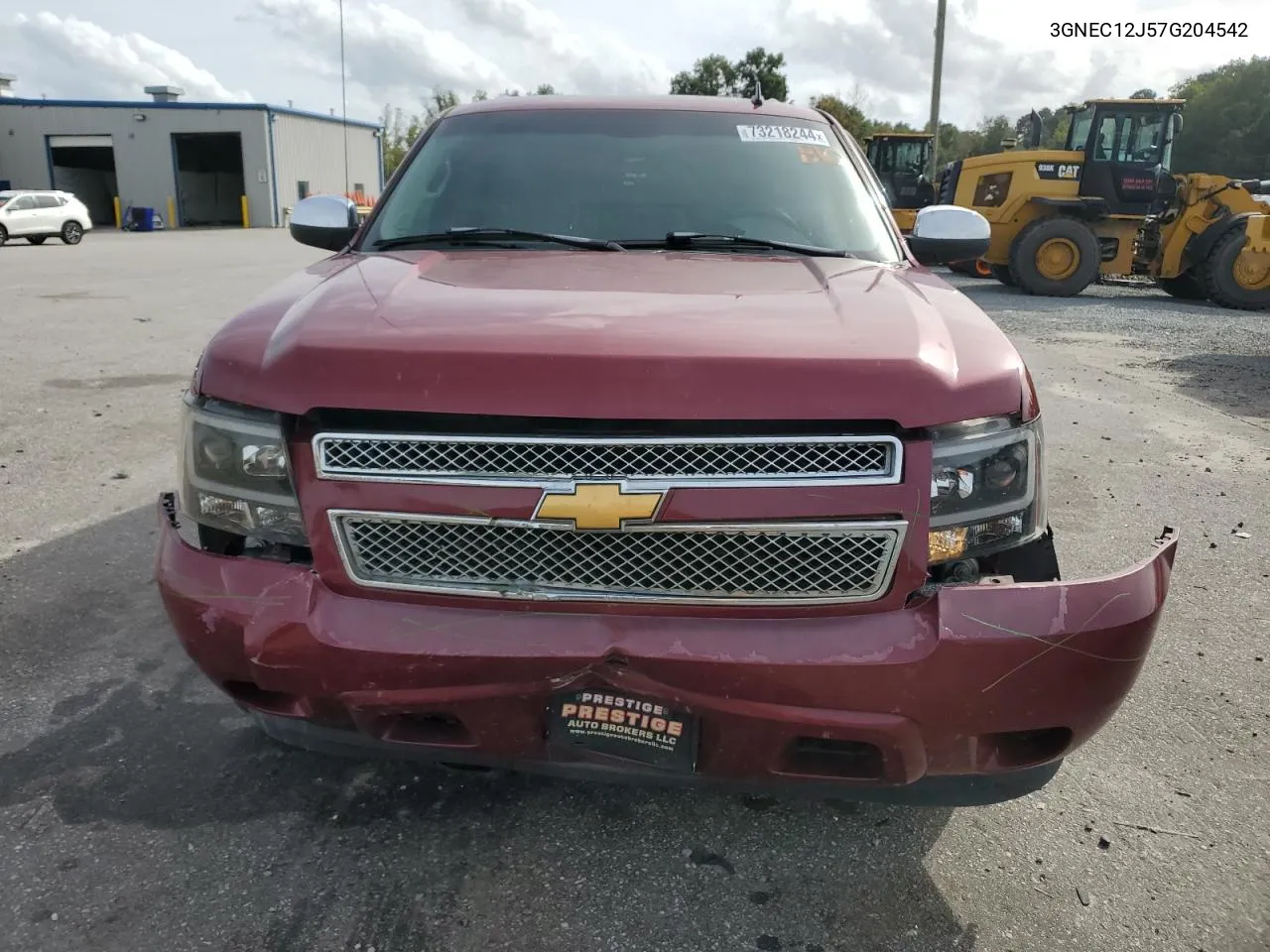 2007 Chevrolet Avalanche C1500 VIN: 3GNEC12J57G204542 Lot: 73218244