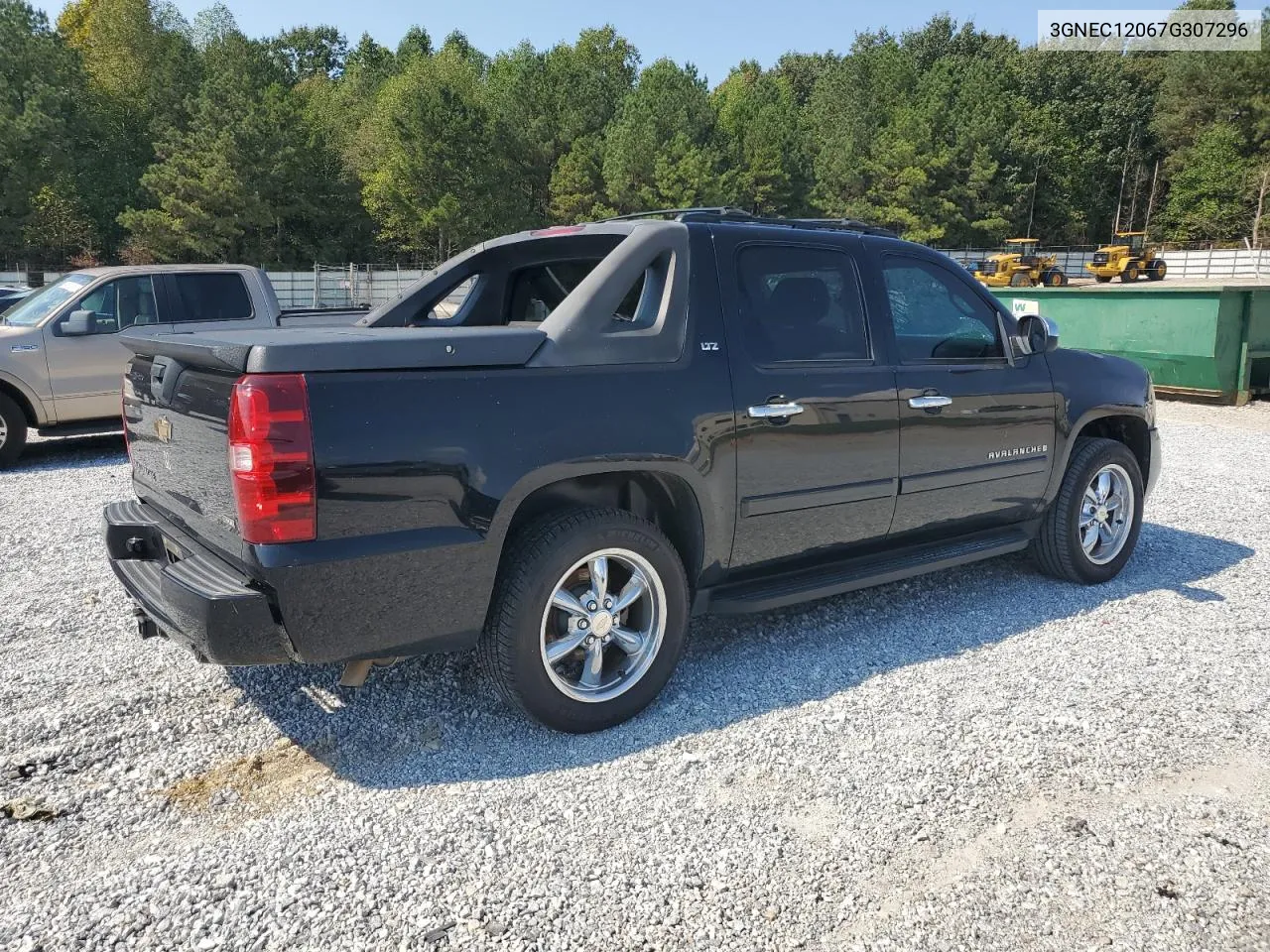 2007 Chevrolet Avalanche C1500 VIN: 3GNEC12067G307296 Lot: 73326194