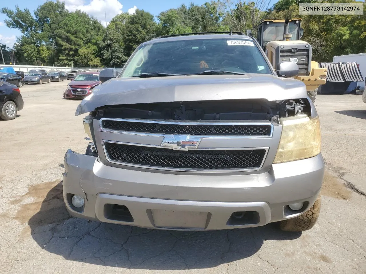 2007 Chevrolet Avalanche K1500 VIN: 3GNFK12377G142974 Lot: 73683554