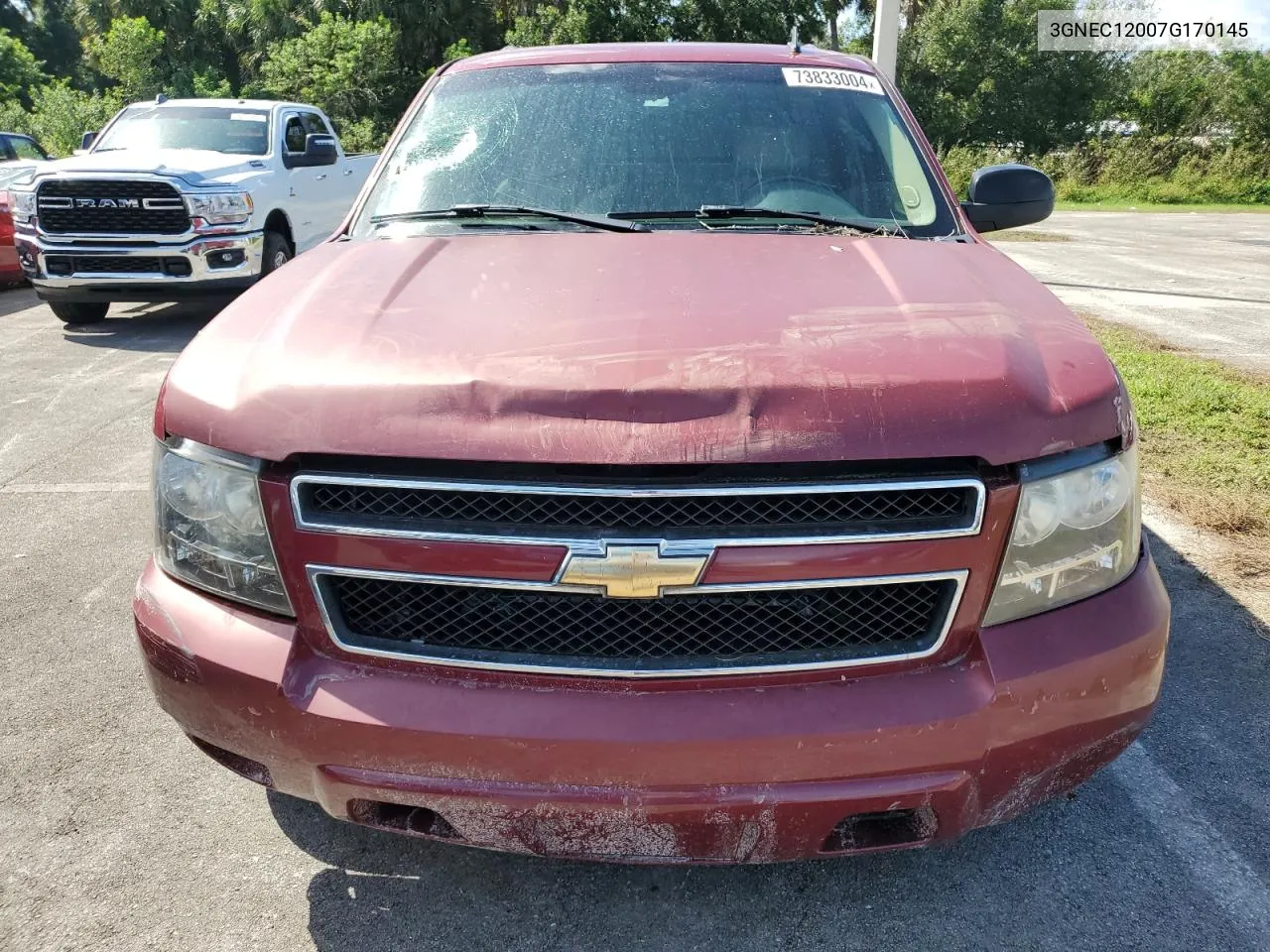 2007 Chevrolet Avalanche C1500 VIN: 3GNEC12007G170145 Lot: 73833004