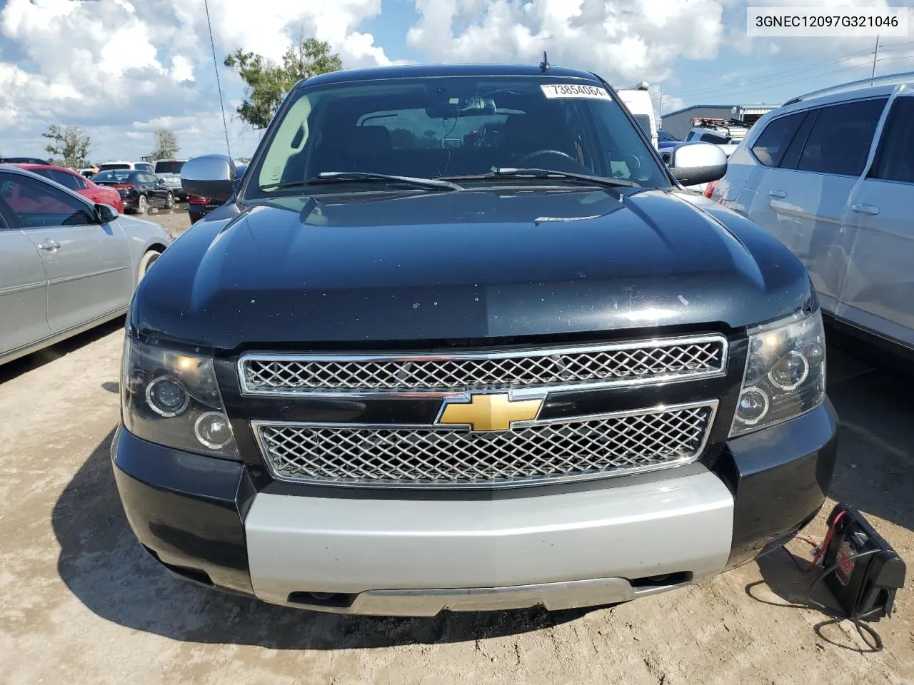 2007 Chevrolet Avalanche C1500 VIN: 3GNEC12097G321046 Lot: 73854064