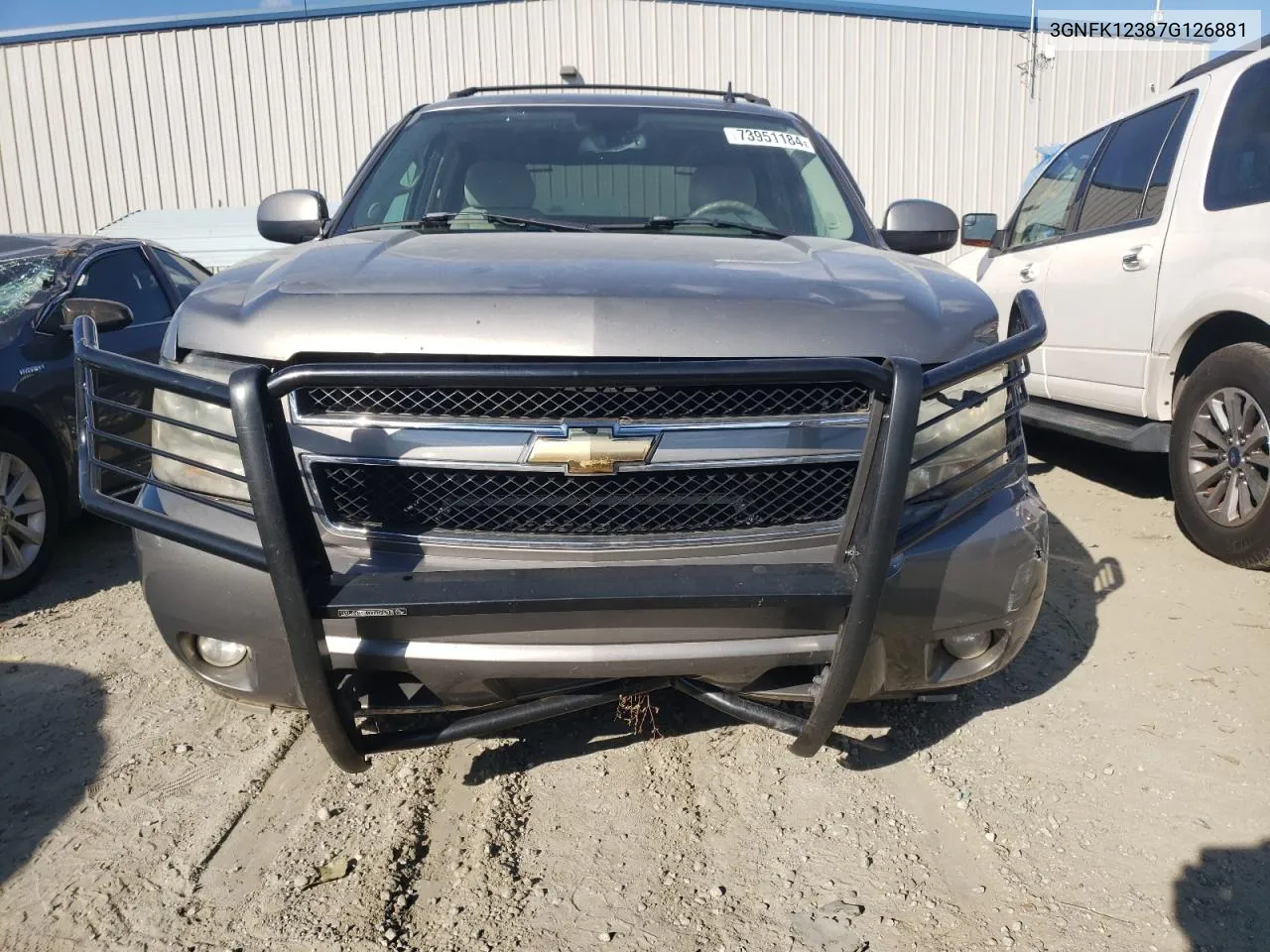 2007 Chevrolet Avalanche K1500 VIN: 3GNFK12387G126881 Lot: 73951184