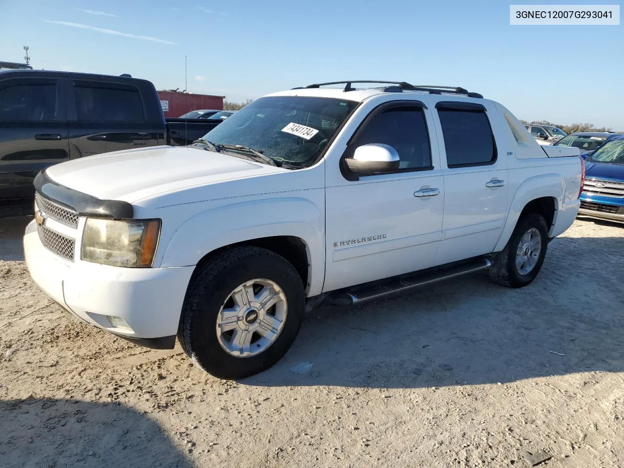 2007 Chevrolet Avalanche C1500 VIN: 3GNEC12007G293041 Lot: 74341734