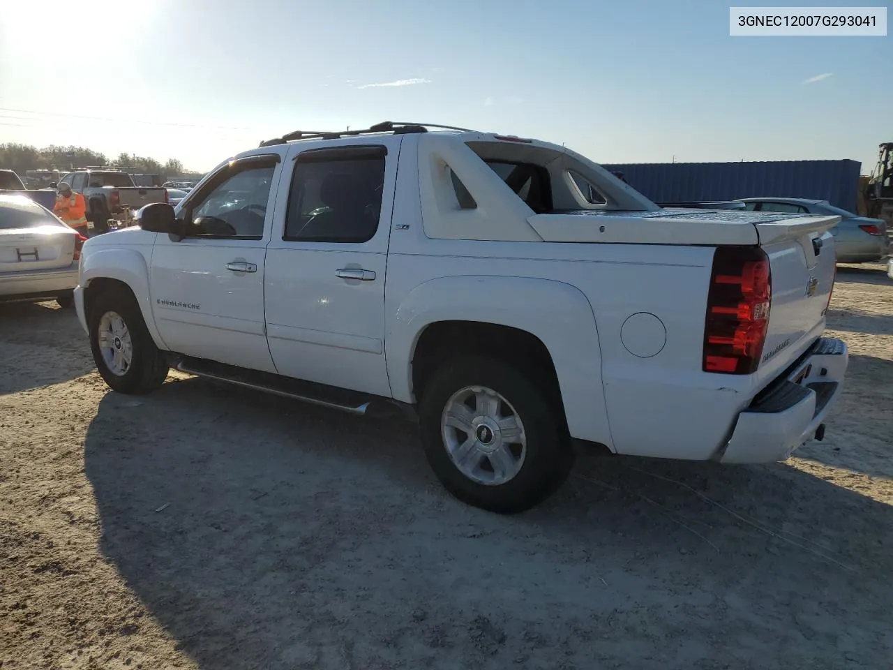 2007 Chevrolet Avalanche C1500 VIN: 3GNEC12007G293041 Lot: 74341734