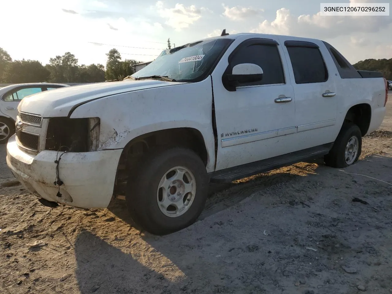 2007 Chevrolet Avalanche C1500 VIN: 3GNEC12067G296252 Lot: 74441804