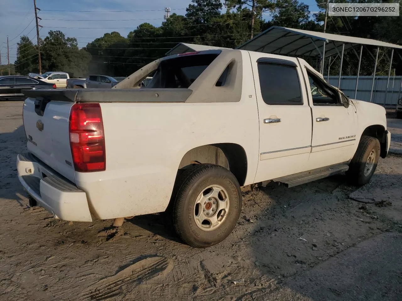 2007 Chevrolet Avalanche C1500 VIN: 3GNEC12067G296252 Lot: 74441804