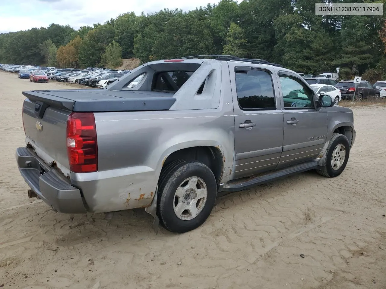 2007 Chevrolet Avalanche K1500 VIN: 3GNFK12387G117906 Lot: 74611174