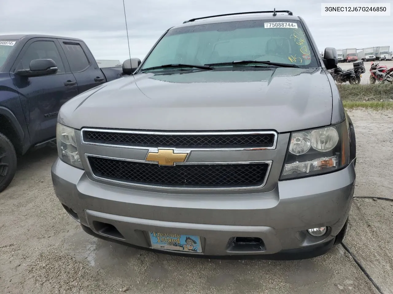 2007 Chevrolet Avalanche C1500 VIN: 3GNEC12J67G246850 Lot: 75088744