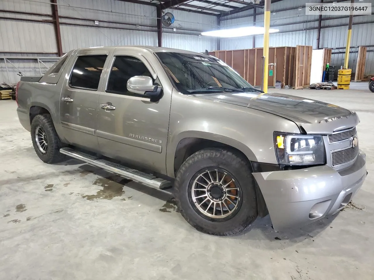 2007 Chevrolet Avalanche C1500 VIN: 3GNEC12037G196447 Lot: 75095684