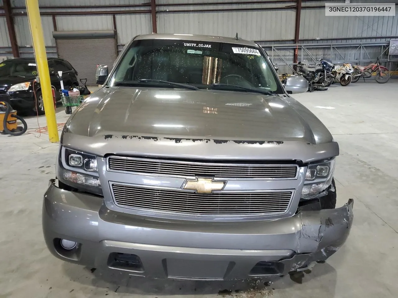 2007 Chevrolet Avalanche C1500 VIN: 3GNEC12037G196447 Lot: 75095684