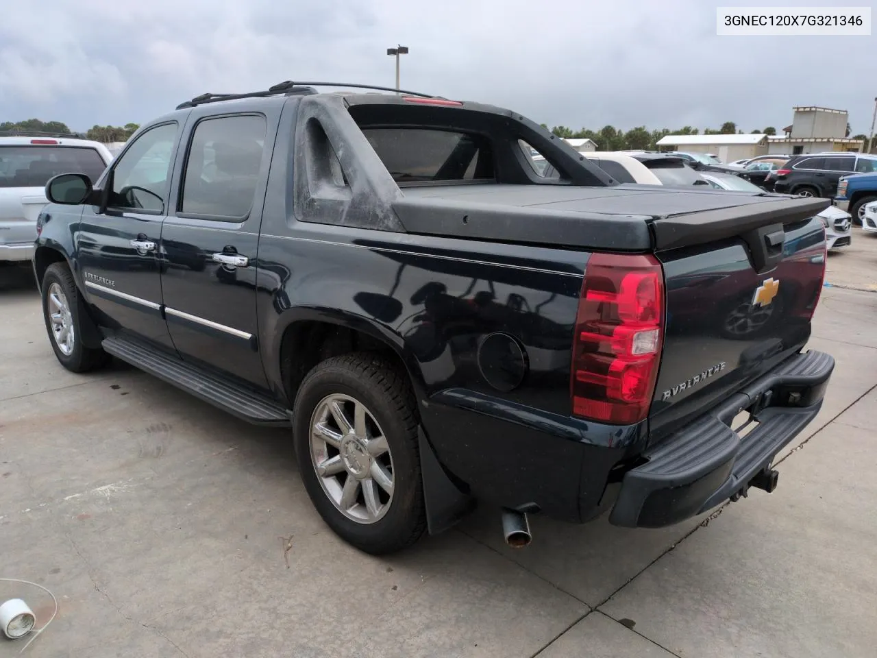 2007 Chevrolet Avalanche C1500 VIN: 3GNEC120X7G321346 Lot: 75121054