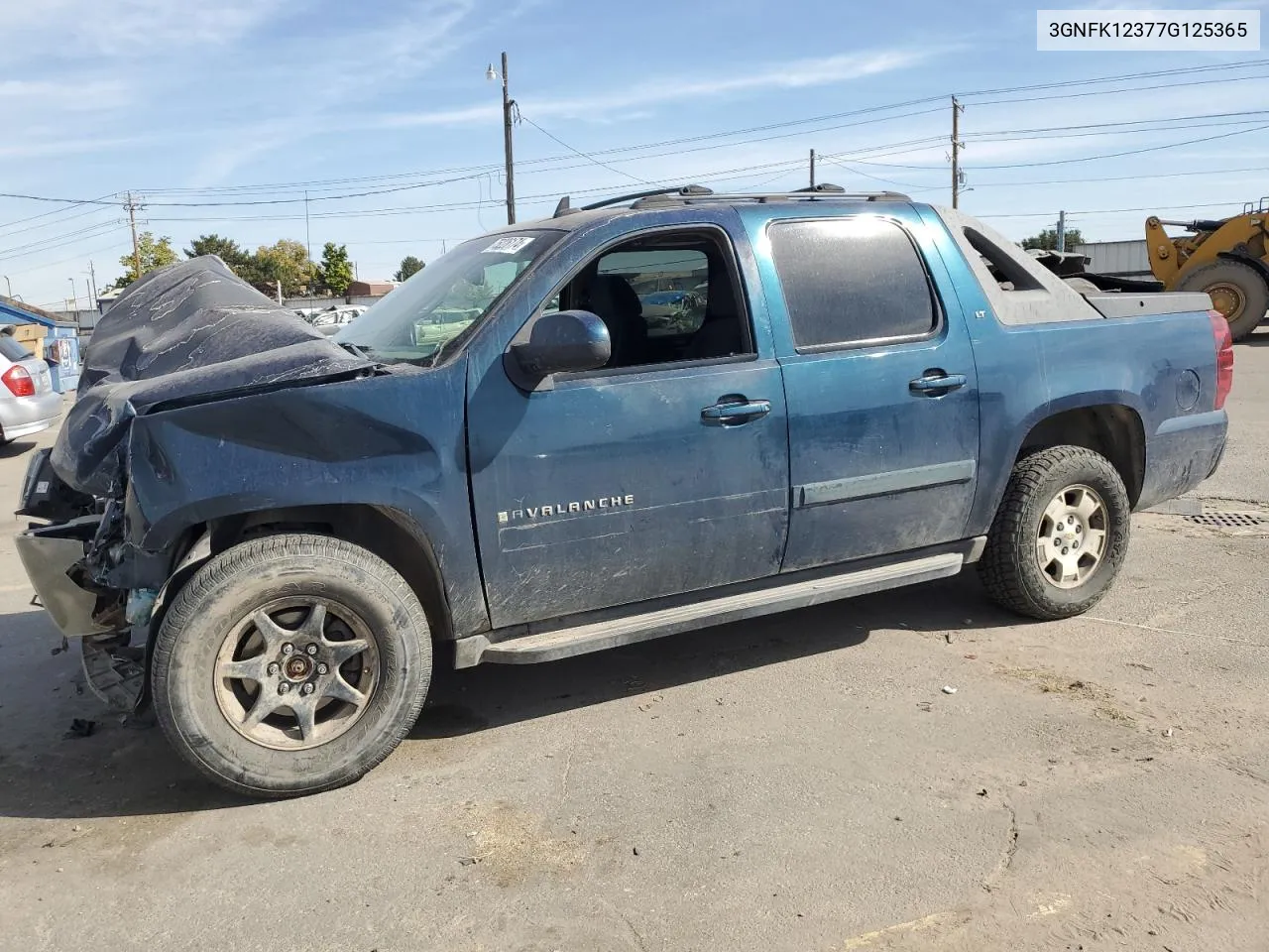 2007 Chevrolet Avalanche K1500 VIN: 3GNFK12377G125365 Lot: 75226174