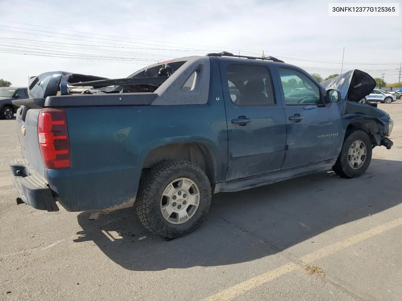 2007 Chevrolet Avalanche K1500 VIN: 3GNFK12377G125365 Lot: 75226174