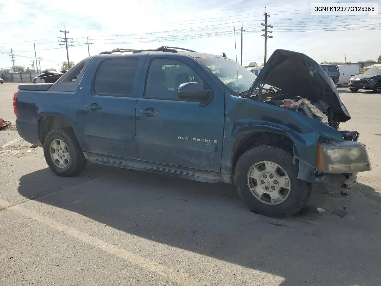 2007 Chevrolet Avalanche K1500 VIN: 3GNFK12377G125365 Lot: 75226174