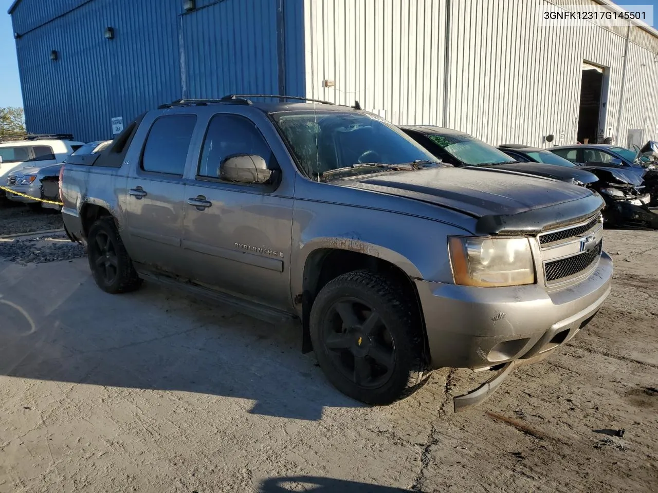 2007 Chevrolet Avalanche K1500 VIN: 3GNFK12317G145501 Lot: 75675614