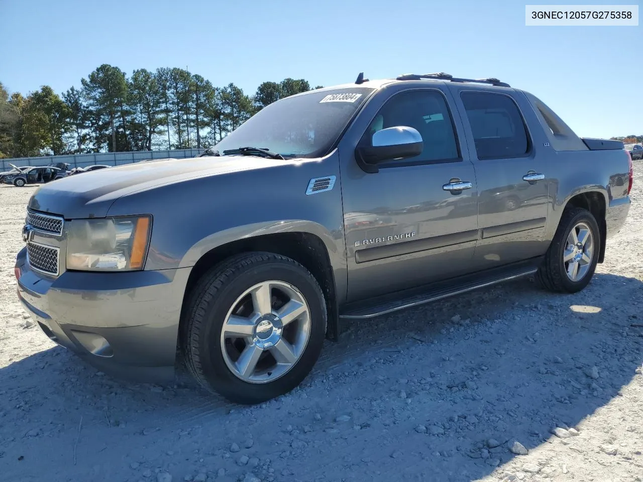 2007 Chevrolet Avalanche C1500 VIN: 3GNEC12057G275358 Lot: 75873804