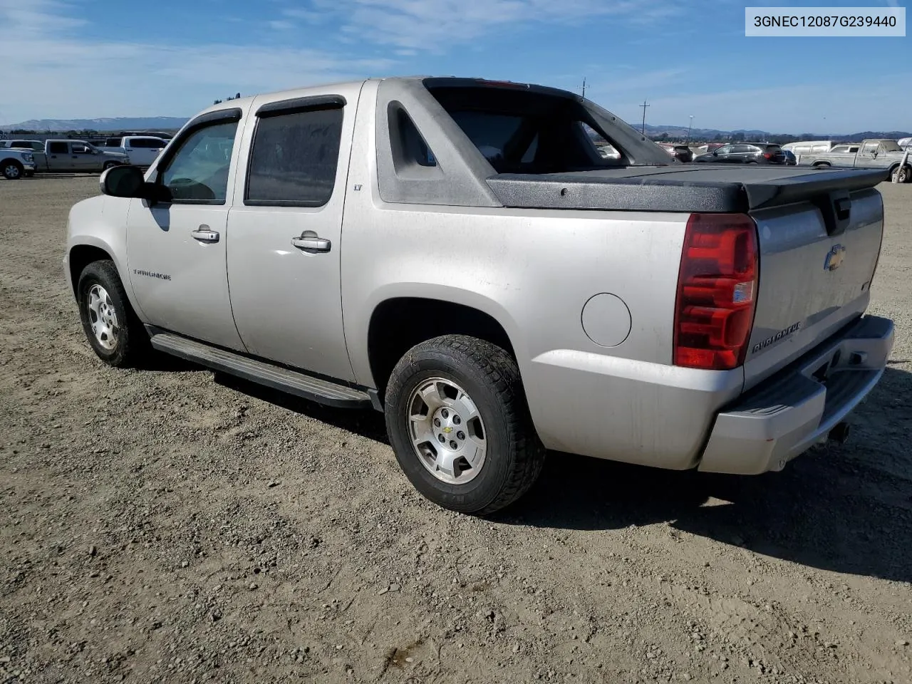 2007 Chevrolet Avalanche C1500 VIN: 3GNEC12087G239440 Lot: 76039554