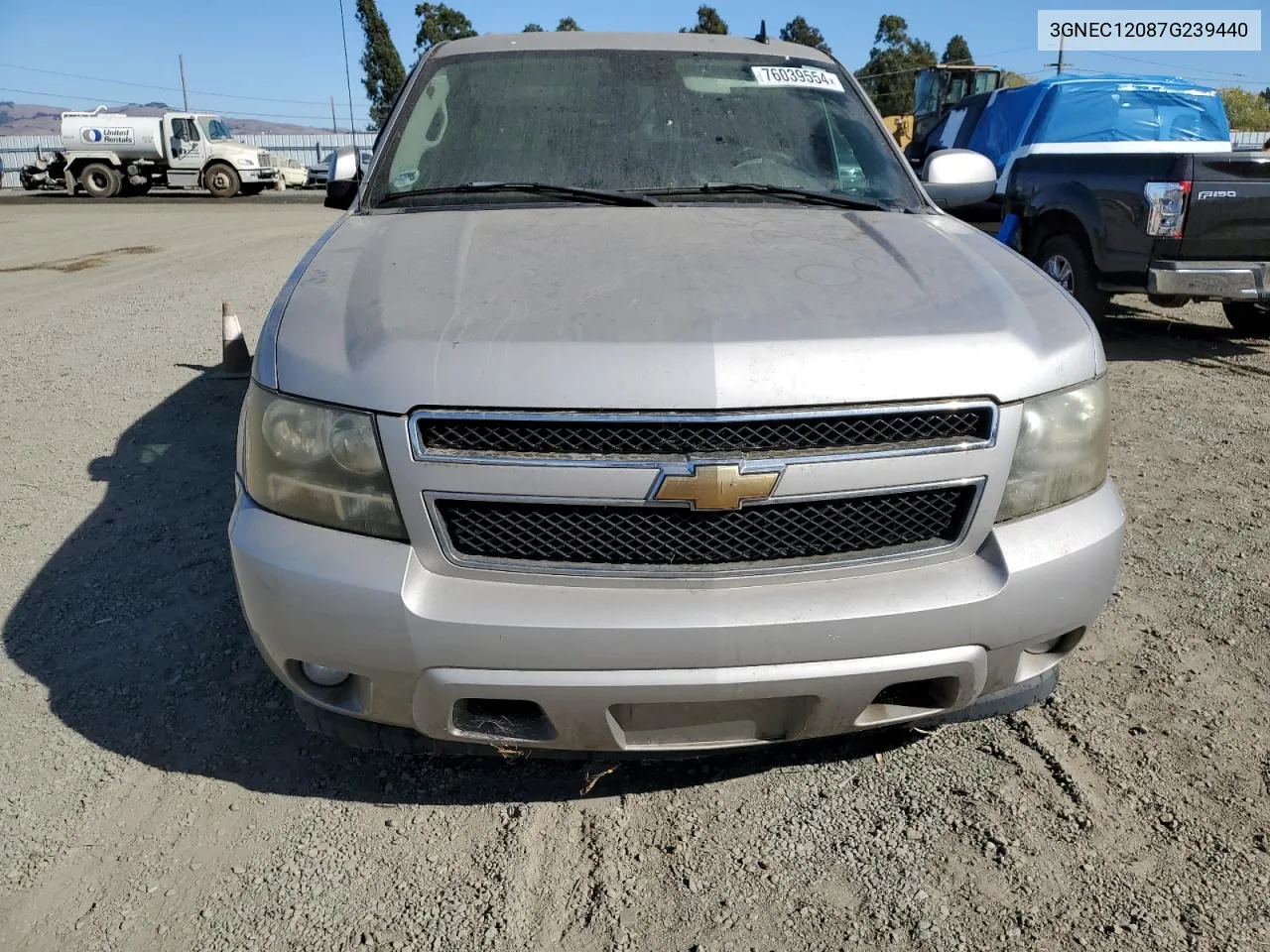 2007 Chevrolet Avalanche C1500 VIN: 3GNEC12087G239440 Lot: 76039554