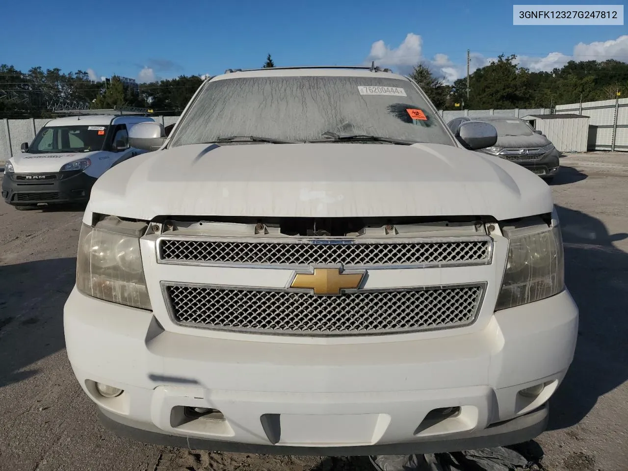 2007 Chevrolet Avalanche K1500 VIN: 3GNFK12327G247812 Lot: 76200444