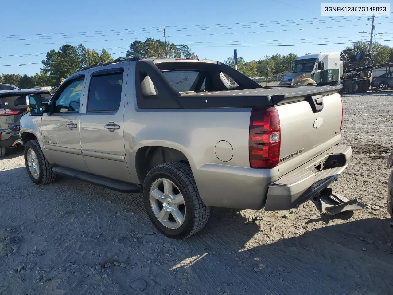 2007 Chevrolet Avalanche K1500 VIN: 3GNFK12367G148023 Lot: 76330784