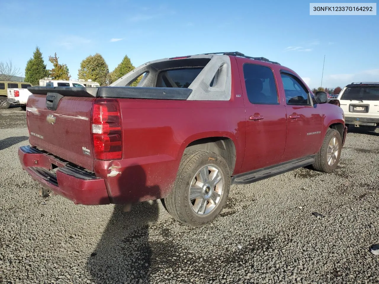 2007 Chevrolet Avalanche K1500 VIN: 3GNFK12337G164292 Lot: 76364784