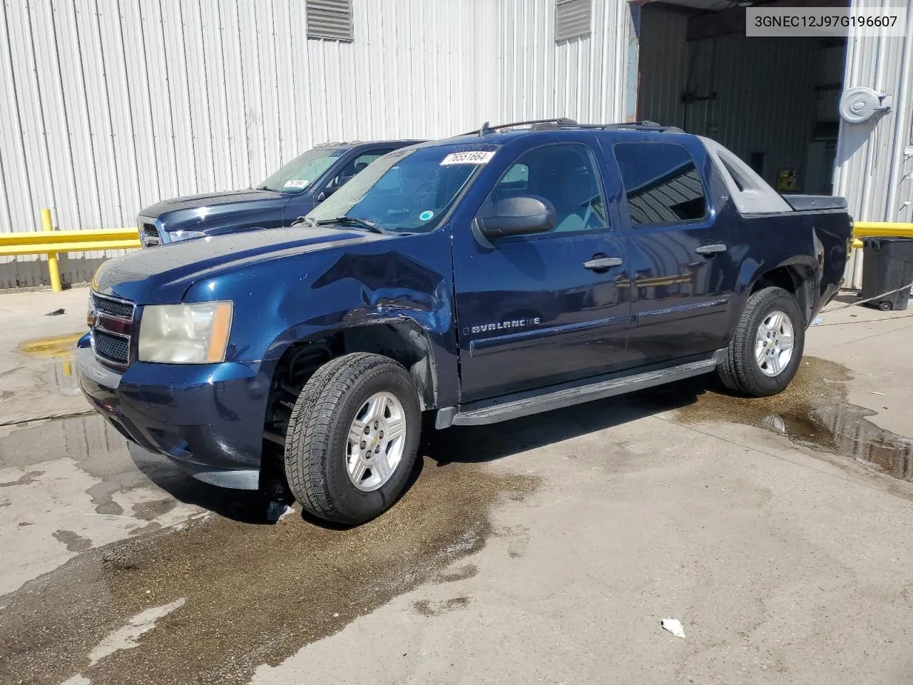 2007 Chevrolet Avalanche C1500 VIN: 3GNEC12J97G196607 Lot: 76551664