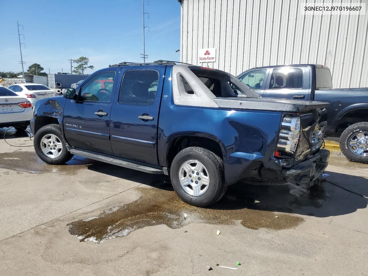 2007 Chevrolet Avalanche C1500 VIN: 3GNEC12J97G196607 Lot: 76551664