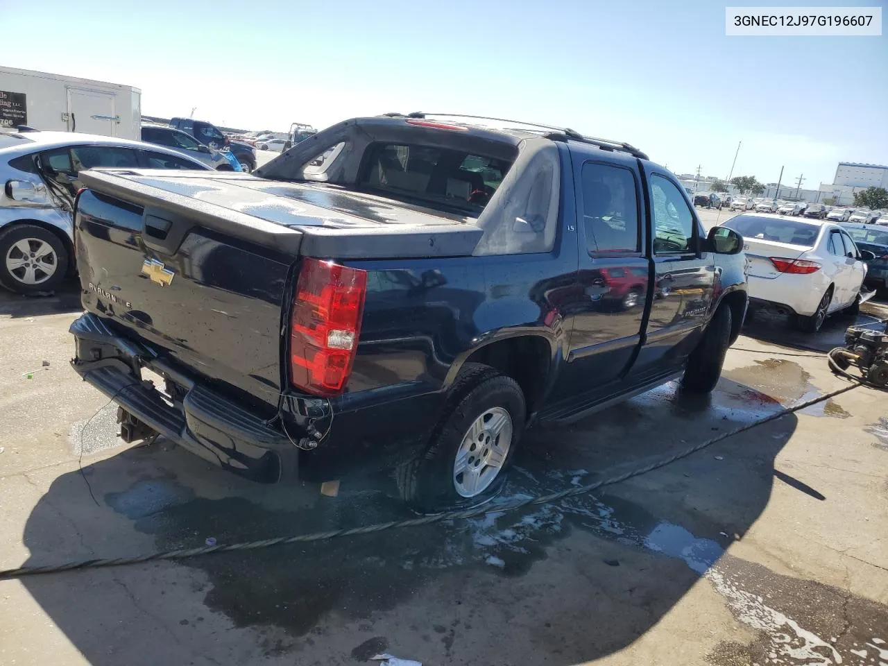 2007 Chevrolet Avalanche C1500 VIN: 3GNEC12J97G196607 Lot: 76551664